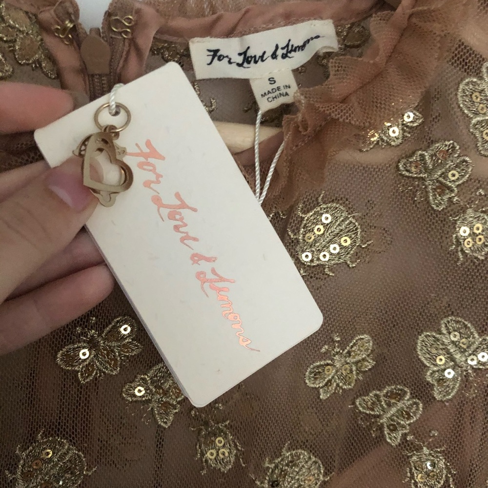 Golden Garden Tulle Dress - Picture 5 of 5